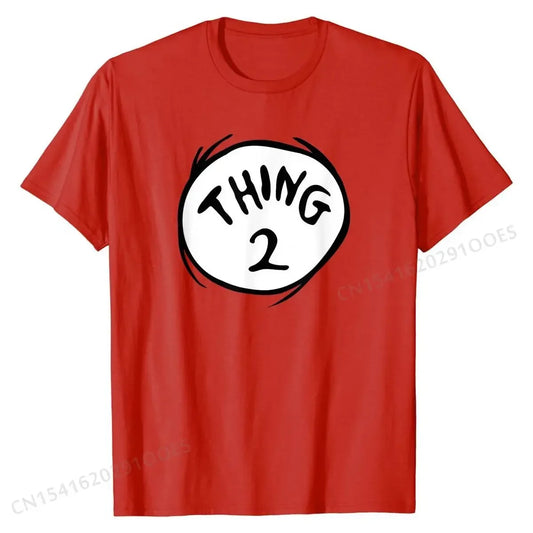 Thing 2 Emblem RED  T-Shirt