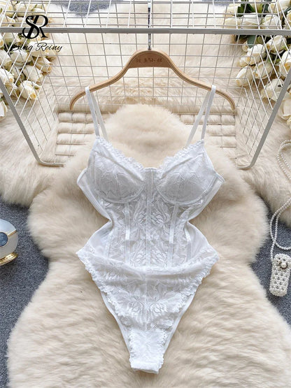 Sexy Lace Camis Women Strapless Rompers - Empire P.E
