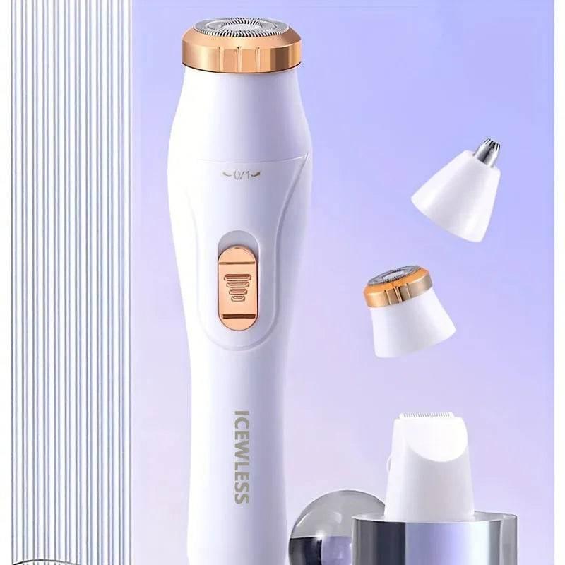 Electric Hair Trimmers for Women Waterproof Razor Painless Private Body Hair Removal Device shaver Bikini Arm Leg Face Shaving - Empire P.E