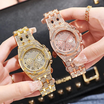 Women's Rhinestone Quartz Watch - Empire P.E