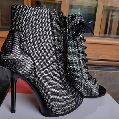 Womens Fashion High Heeled Boots - Empire P.E