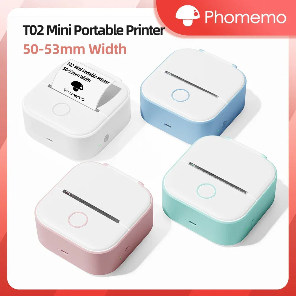 T02 Wireless Pocket Thermal Printer Portable - Empire P.E
