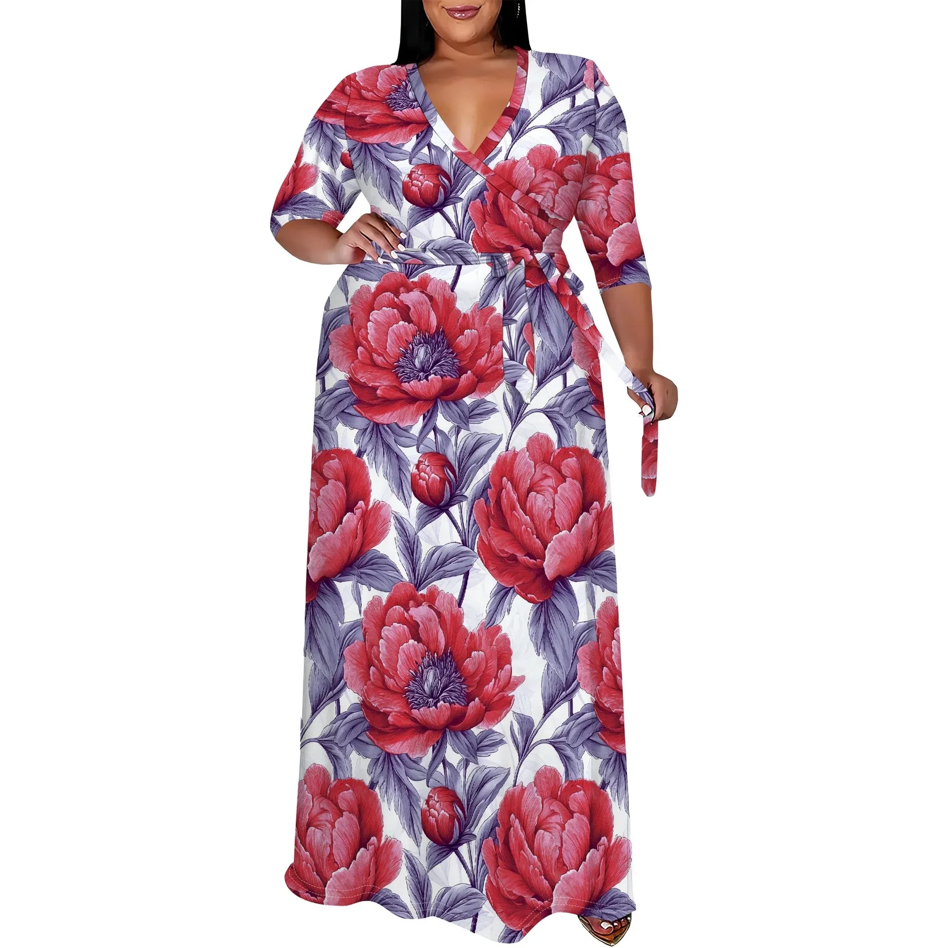 Plus Size Maxi Dress for Women - Empire P.E