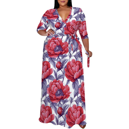 Plus Size Maxi Dress for Women - Empire P.E