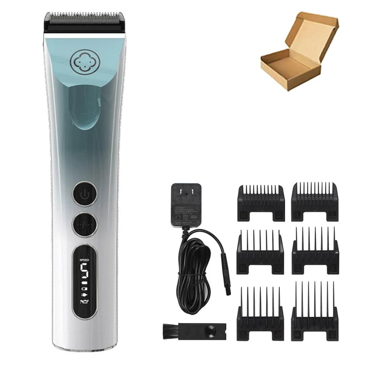 Madeshow 982F 986F Newest Rechargeable High Speed Motor Cordless Waterproof Detachable Electric Body Hair Trimmer for Men - Empire P.E