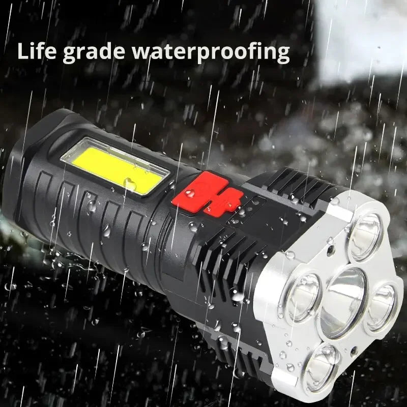 5LED High Power Led Flashlights Rechargeable - Empire P.E