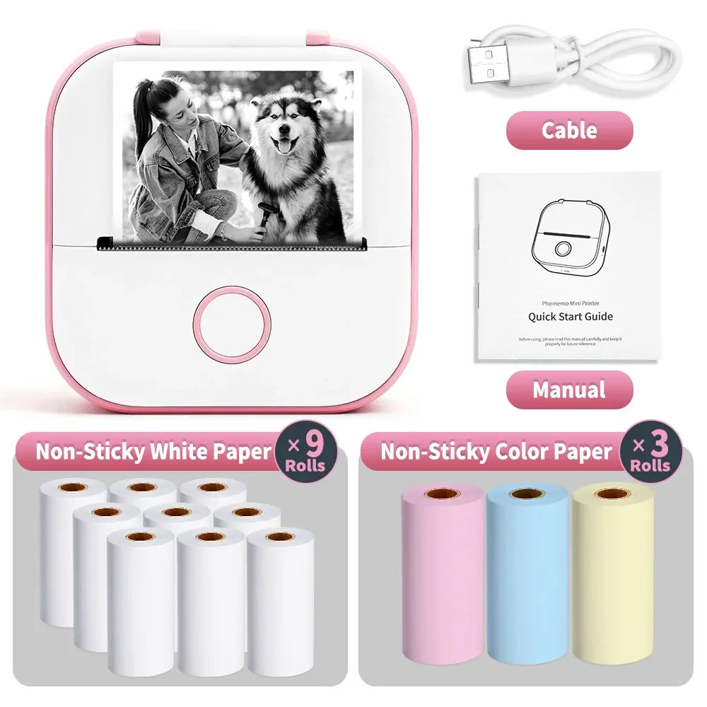 Portable Mini Thermal Printer, - Empire P.E