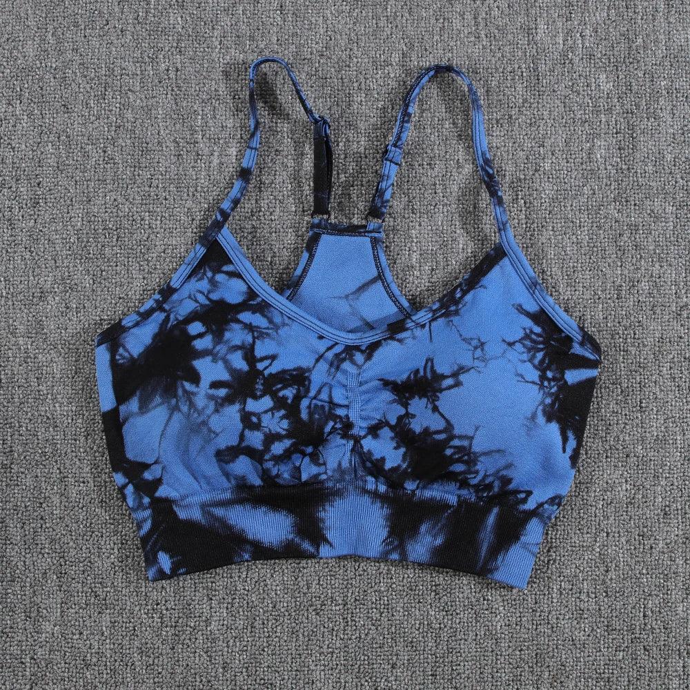 1/2/3/PCS Tie Dye  Seamless Women Pants Sets