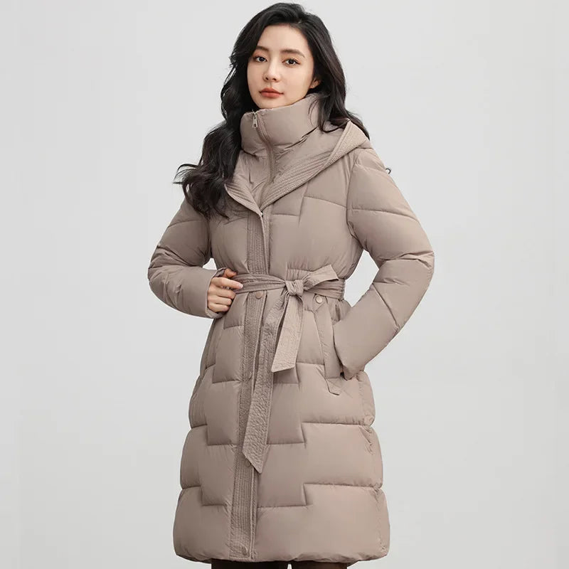 2024 Winter New Women Long Thicken Down Coat