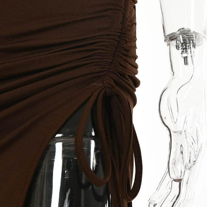 Sleeveless Sexy Female Midi Backless Dresses Slim Night Club Party Women's Dress Bodycon Vestidos Elegantes Para Mujer - Empire P.E