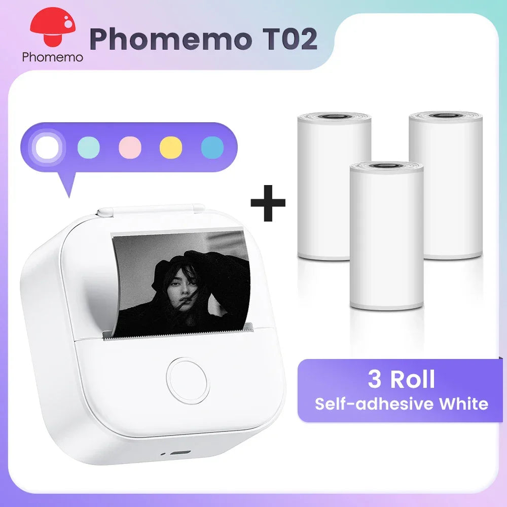 Pocket Printer Mini Portable Label Maker Self-adhesive - Empire P.E