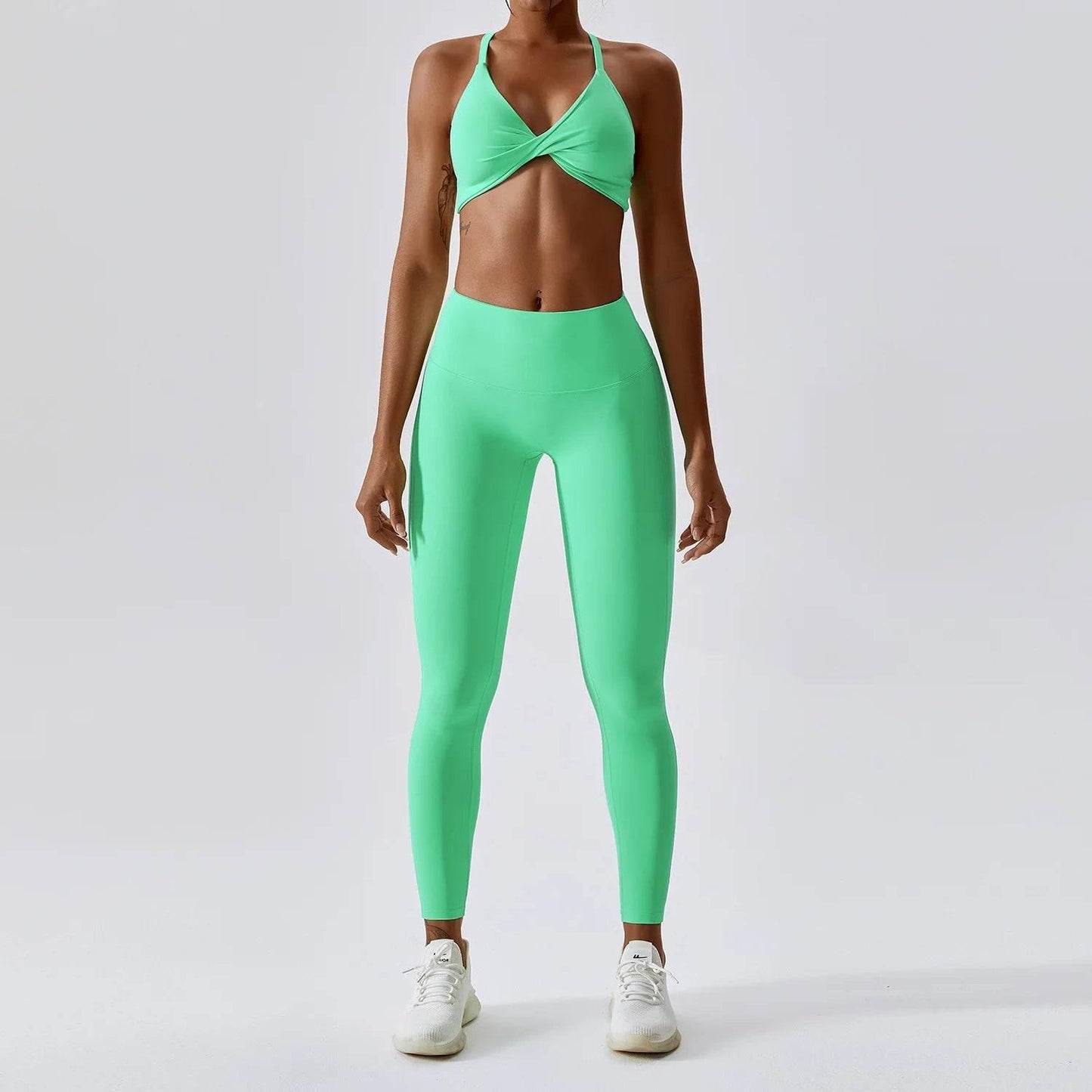 Yoga Set Women's Tracksuit Fitness Sports Set Workout Clothes For Women Gym Set Women Outfits Sports Bra Yoga Pants Yoga Suit - Empire P.E