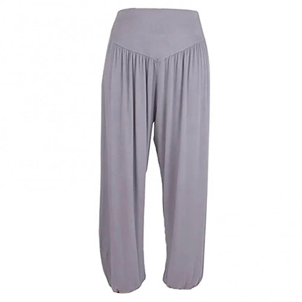 Women's Yoga Pants Comfy Harem Loose Long Pants Belly Dance Boho Sports Wide Trousers Women High Waist Yoga Pants Yoga Clothing - Empire P.E