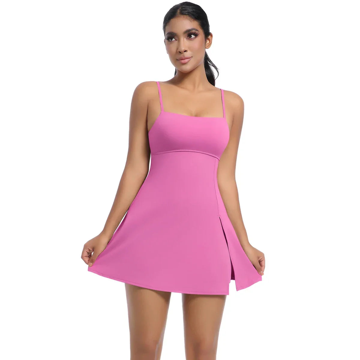Women Yoga Tennis Skirts Gym Golf Running Sports Fitness Jumpsuit Skirt Sports Overalls Fitness Suits Gym Tracksuit Dance Skirt - Empire P.E