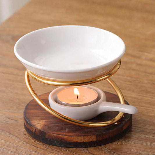 Aroma Oil Burner Wax Melt Burner with Candle Spoon