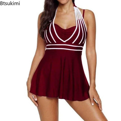 Plus Size 4XL 5XL Women's Summer Swimsuits Two Pieces Swimwear Female Bikini Sets Bathing Suits for Fat Women Bikinis Mujer 2025 - Empire P.E
