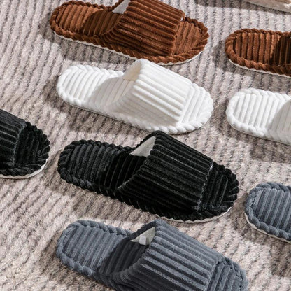 Men's open Toed Slippers Autumn and Winter Indoor Anti slip - Empire P.E