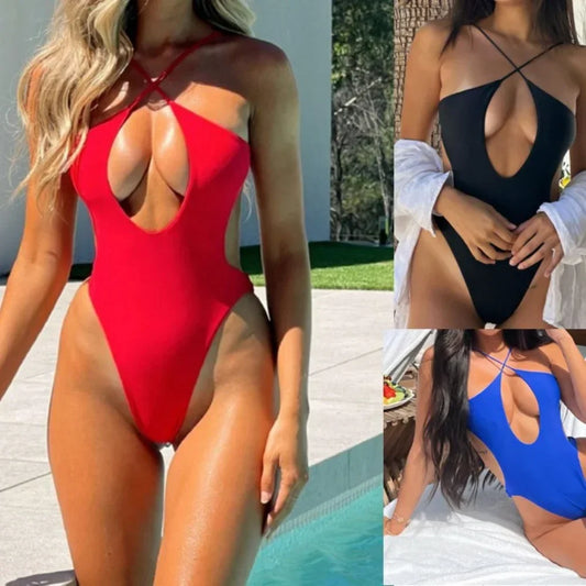 Women's 2024 One-Piece Bikini Swimsuit