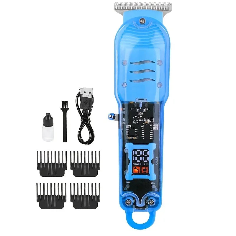 Transparent Body Electric Hair Clipper Professional Trimmer - Empire P.E