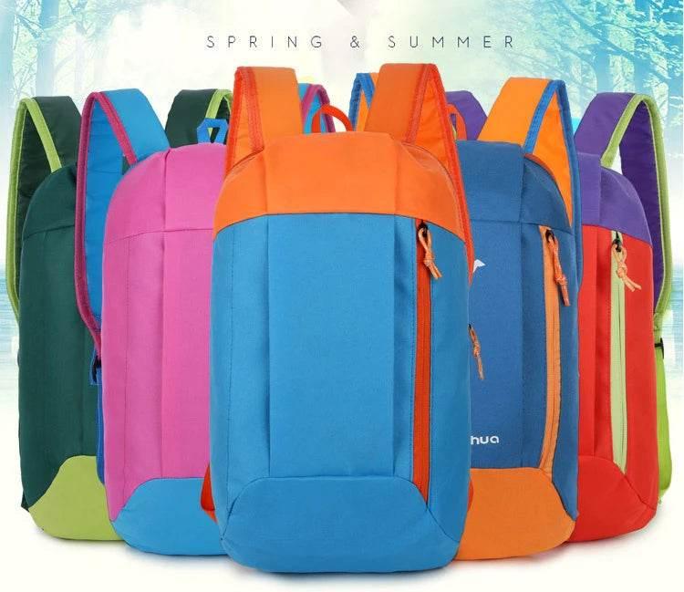 Outdoor Sports Light Weight 10L Waterproof Backpack Travel Hiking Bag Zipper Adjustable Belt Camping Knapsack Men Women Child - Empire P.E