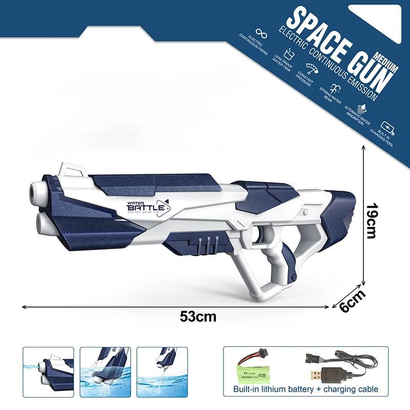 Electric Water Gun Pistol 10M Long Range Portable Guns M416 Children Summer Beach Outdoor Fight Shooting Toys for Boys Kid Games - Empire P.E