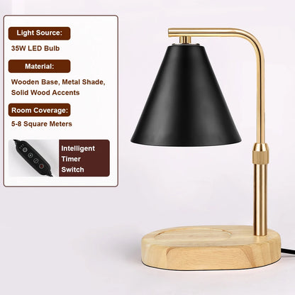 Candle Warmer Lamp with Timer Dimmable Wax Warmer Lamp