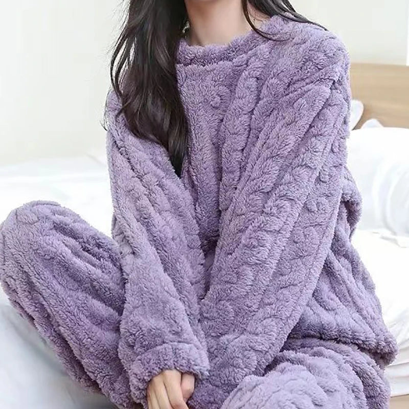 Women Solid Warm 1/2 Piece Sets - Empire P.E