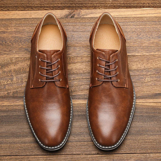 Leather loafer men fashion 2024 brand casual shoes - Empire P.E