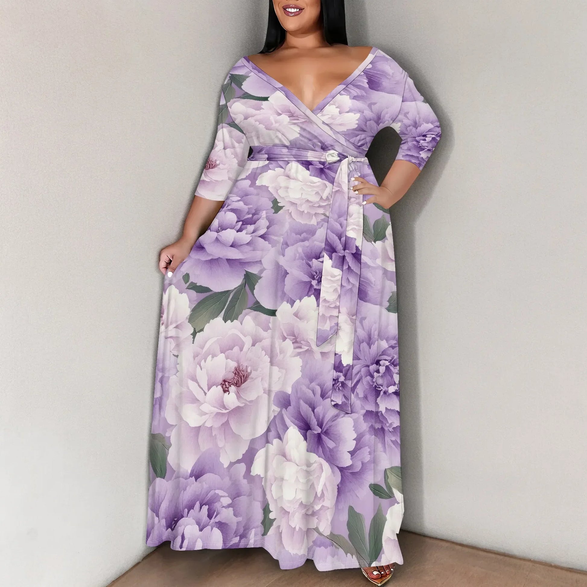Plus Size Maxi Dress for Women - Empire P.E