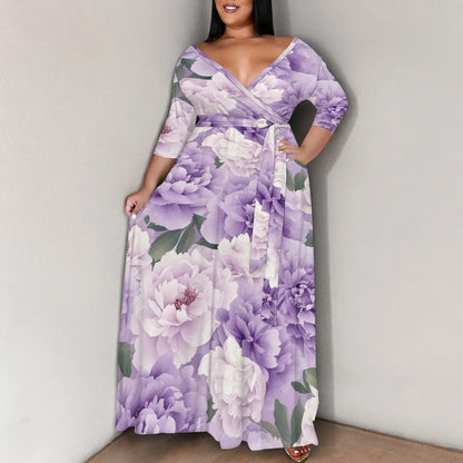 Plus Size Maxi Dress for Women - Empire P.E