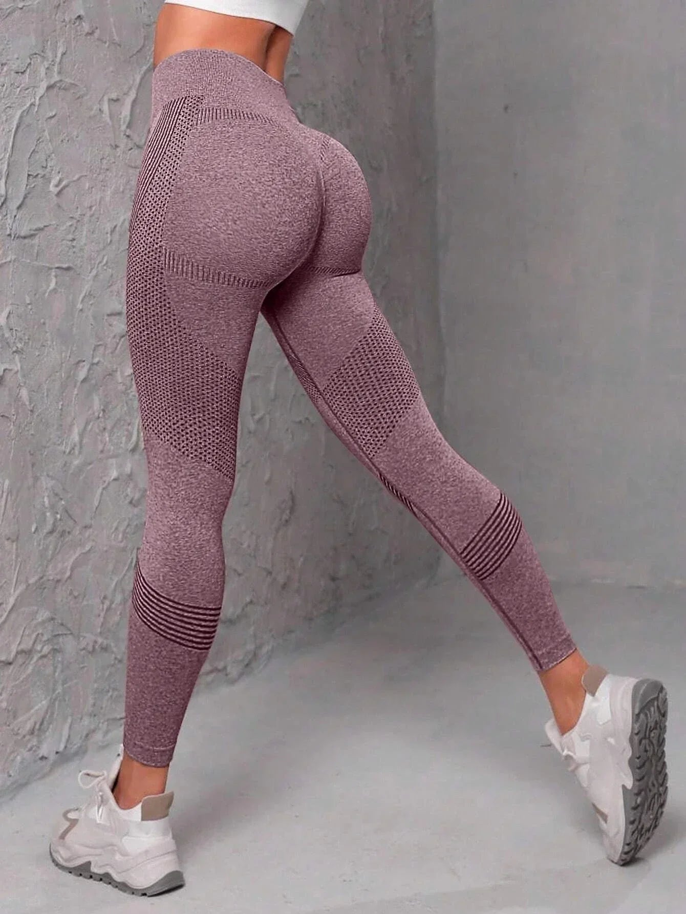 Seamless Wide Waistband Sports Leggings - Empire P.E