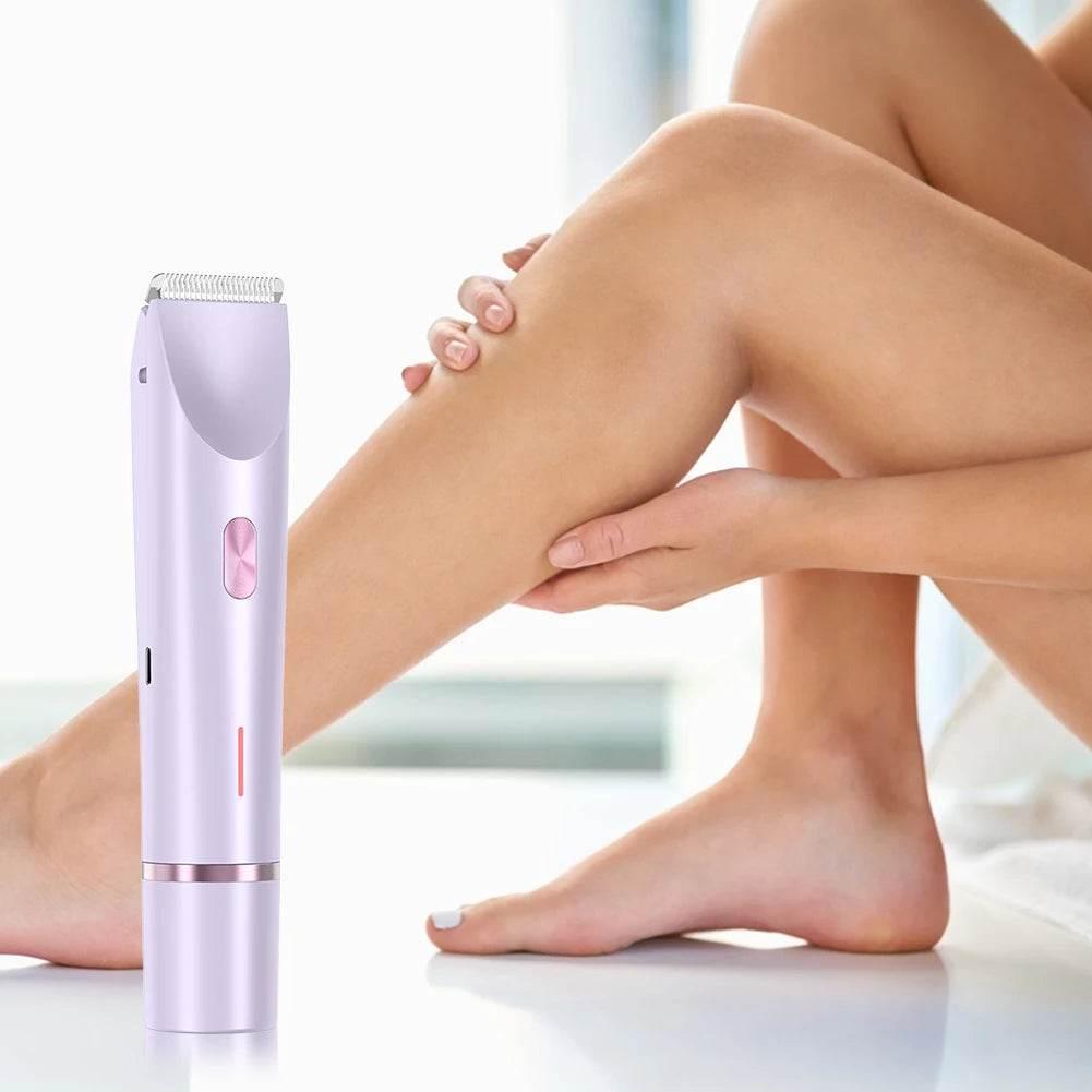Women Electric Razors 2 in 1 Dual-Head Electric Shaver - Empire P.E