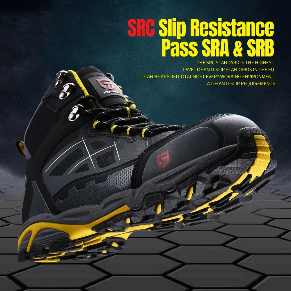 Men's Steel Toe Safety Work Boots