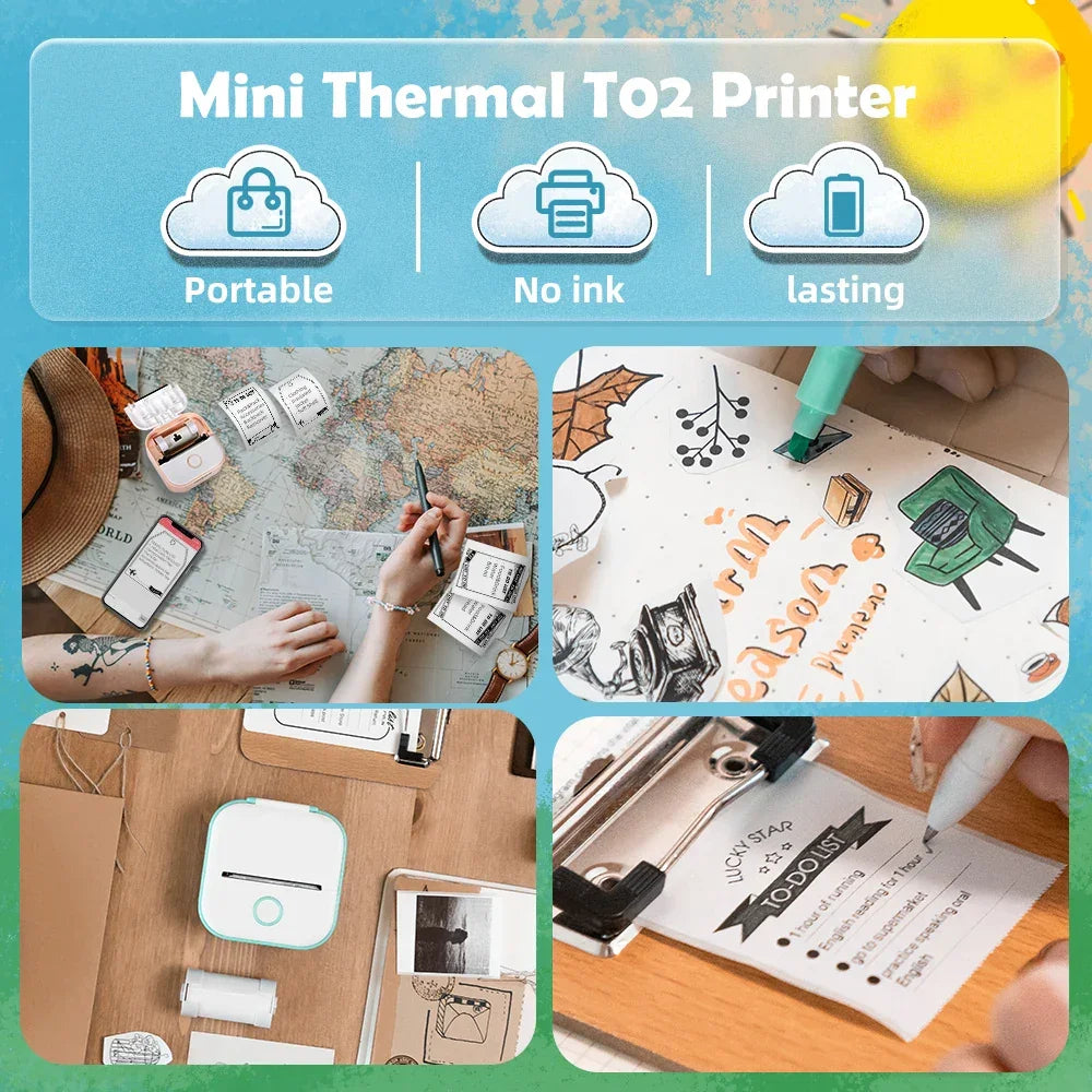 Portable Mini Thermal Printer Wireless - Empire P.E