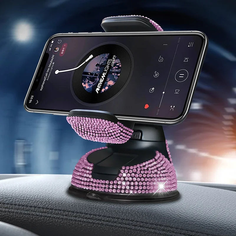 Crystal Car Phone Holder