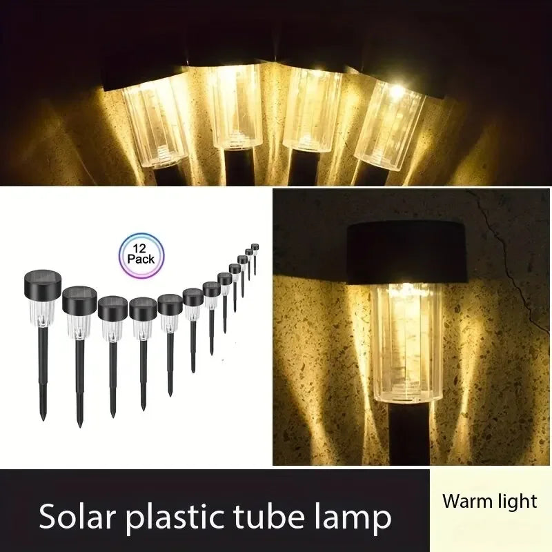 12 Pack Solar Outdoor Lights Solar Garden Light LED Landscape Lighting