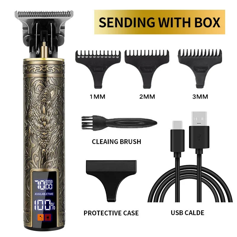 Electric Wireless Facial Hair Trimmer Clipper - Empire P.E