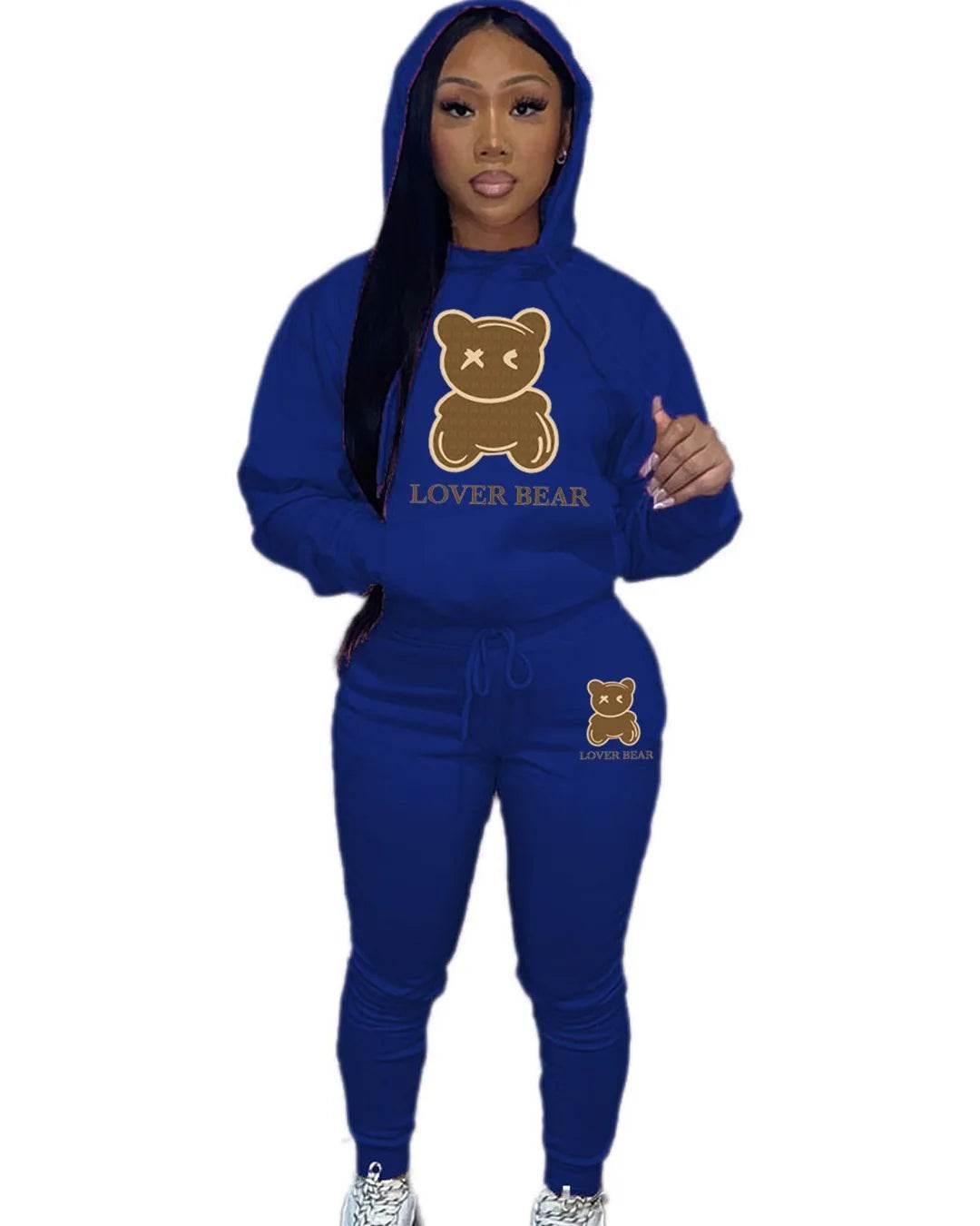 Autumn Fashion Letter Print Hoodie Sets - Empire P.E
