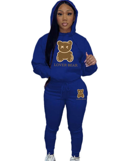 Autumn Fashion Letter Print Hoodie Sets - Empire P.E