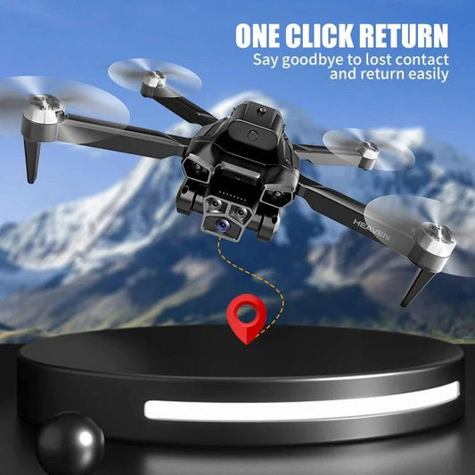 Drone aerial view brushless motor with obstacle avoidance optical flow foldable quadrotor foldable remote control airplane toy - Empire P.E