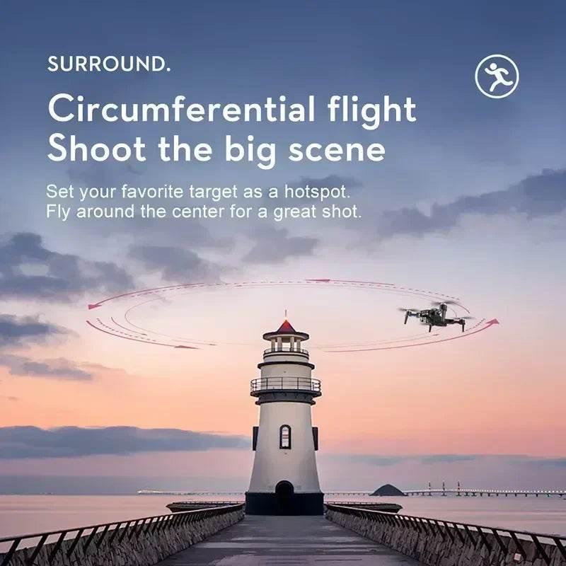 Replace Dji S2S Brushless Drone 4k Profesional 8K HD Dual Camera Obstacle Avoidance Aerial Photography Foldable Quadcopter Toy - Empire P.E