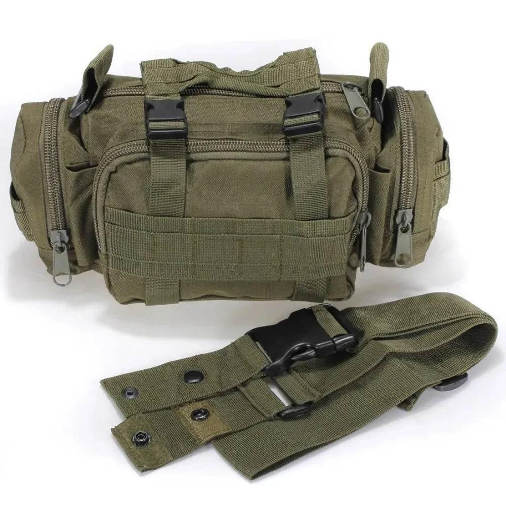 Outdoor Hiking Waist Bag 600D Waterproof Oxford Climbing 3P Chest Shoulder Bags Tactical Fishing Camping Pouch Pack - Empire P.E