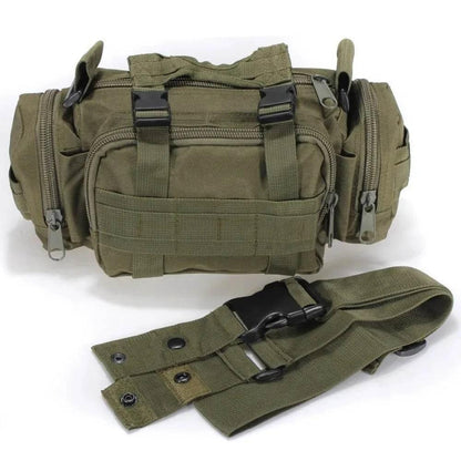 Outdoor Hiking Waist Bag 600D Waterproof Oxford Climbing 3P Chest Shoulder Bags Tactical Fishing Camping Pouch Pack - Empire P.E