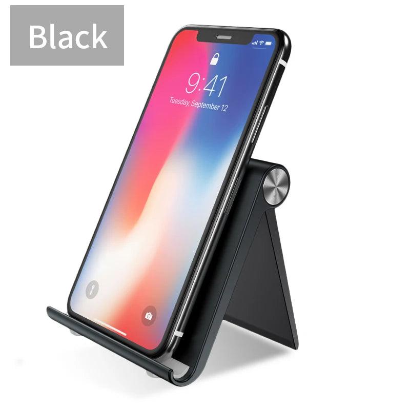 Phone Holder Stand Mobile Smartphone Support Tablet Stand for iPhone 14 13 Desk Cell Phone Holder Stand Portable Mobile Holder - Empire P.E