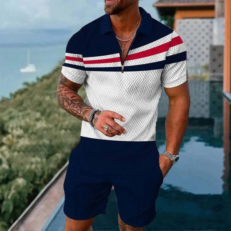 Men's Summer suit Polo Tracksuit Set - Empire P.E