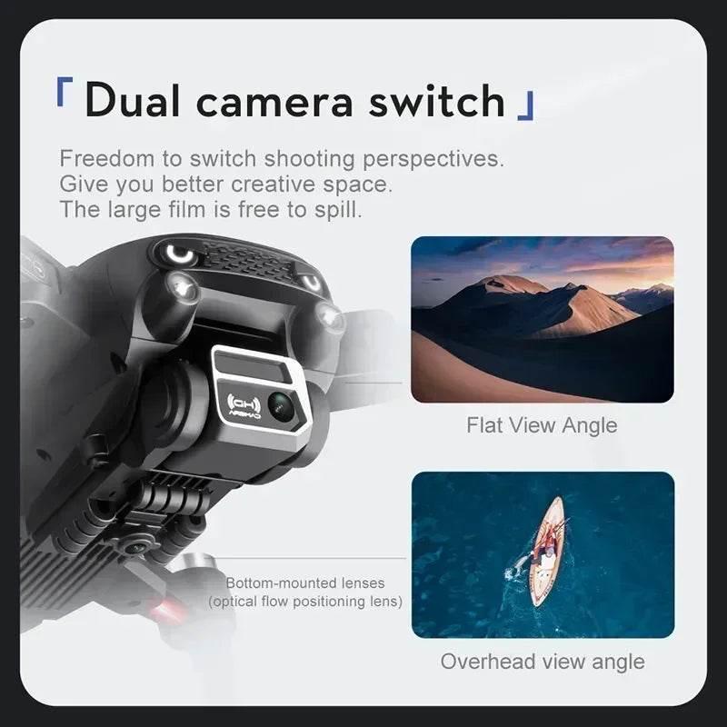 Replace Dji S2S Brushless Drone 4k Profesional 8K HD Dual Camera Obstacle Avoidance Aerial Photography Foldable Quadcopter Toy - Empire P.E