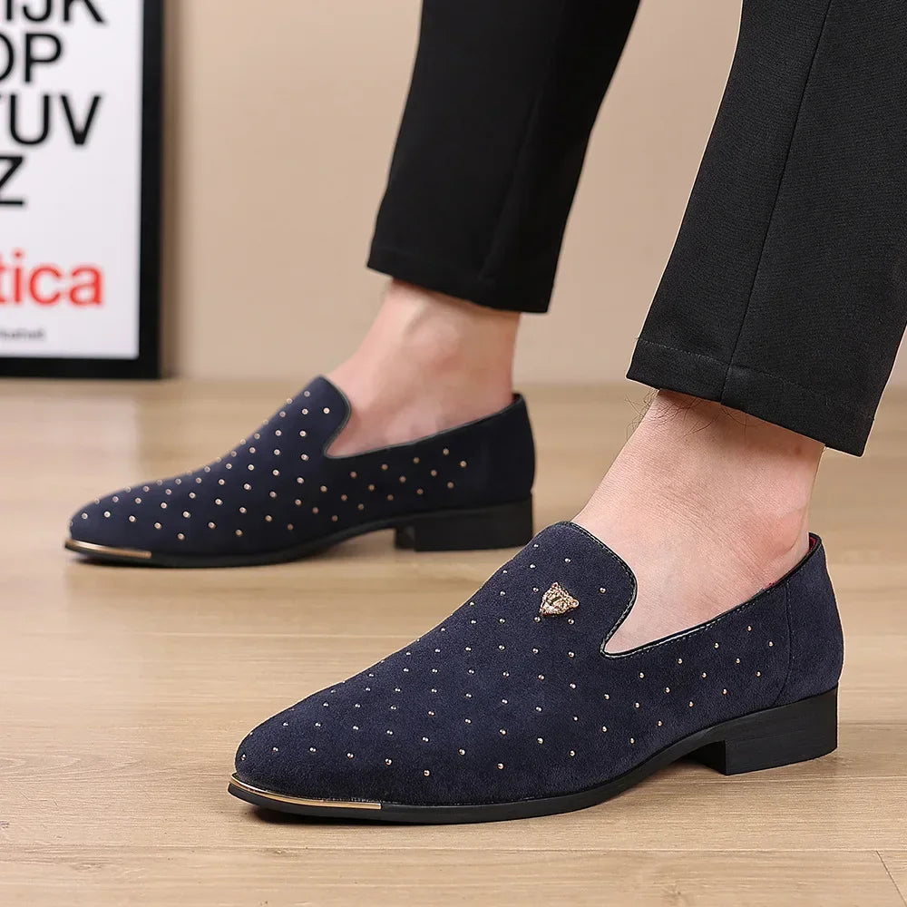 Men Loafers Leather Dress Shoes - Empire P.E