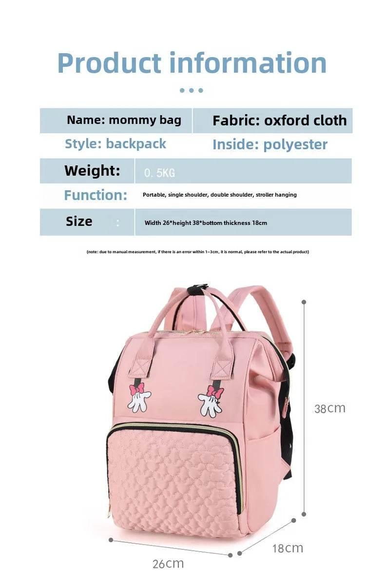 Personalized Name Mommy Bag Multi-functional Double Shoulder Storage Diaper Backpack for Outdoor Traveling Mom Gift - Empire P.E