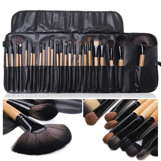 24 pcs  Professional Cosmetics Brushes