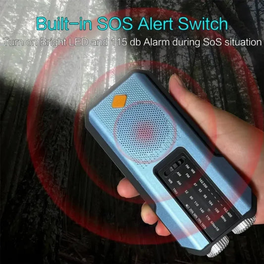 Weather Radio Emergency Multifunctional Radio FM AM WB Hand Crank - Empire P.E
